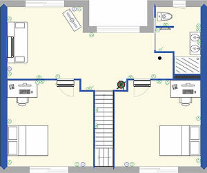 plan de la surélévation de Merville