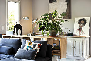 salon maison rénovée ramonville