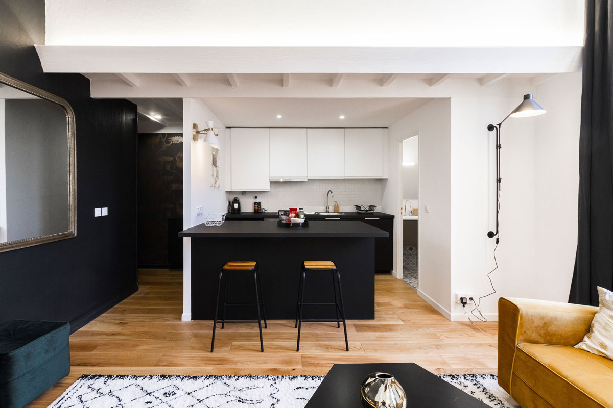 appartement rénové cosy Toulouse carmes Stéphanie Chambourg
