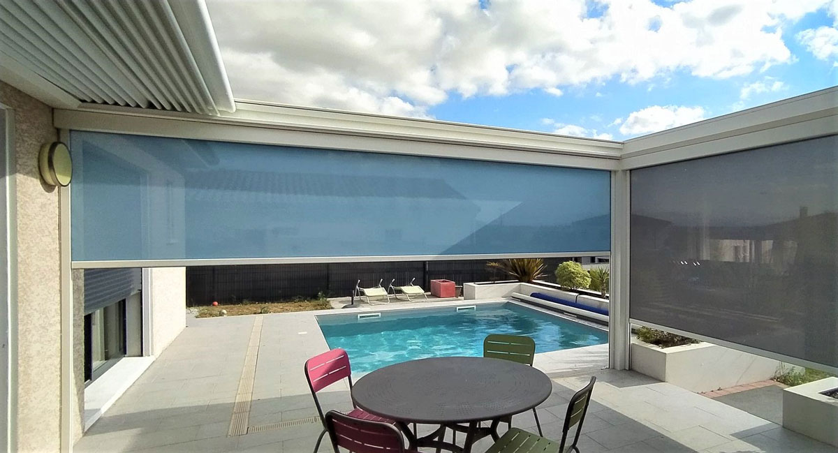 piscine pergola Toulouse été