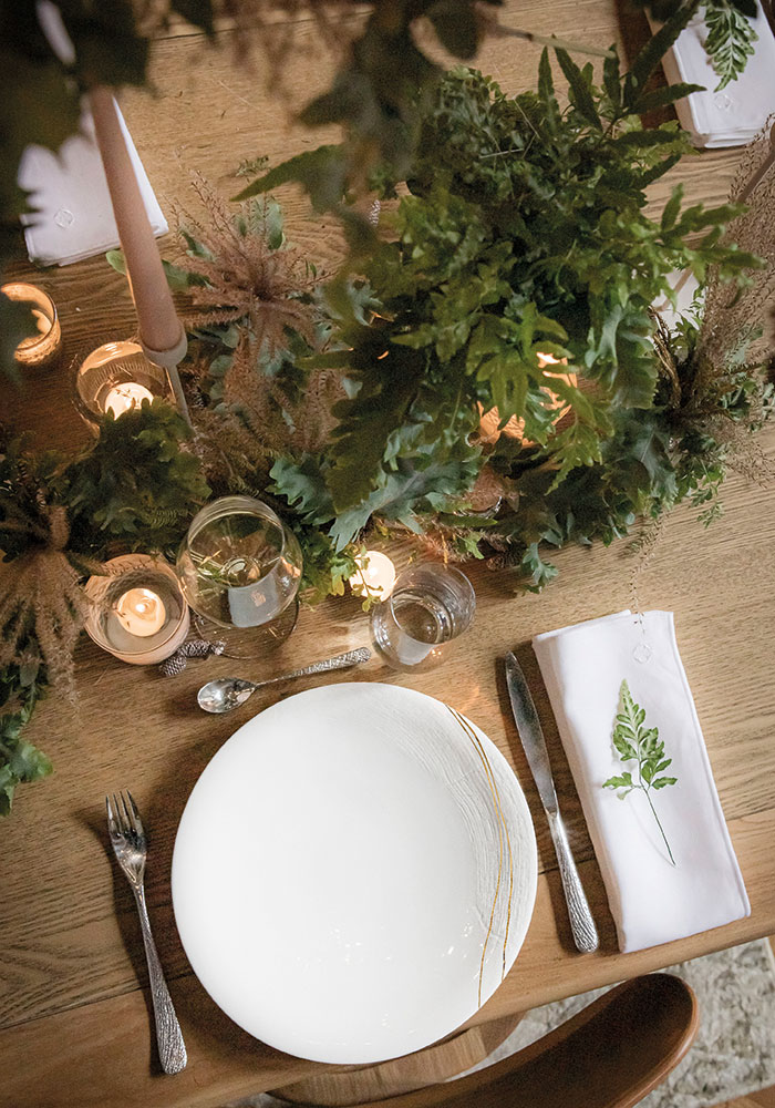 noel deco table hiver 2022 tendance tarn