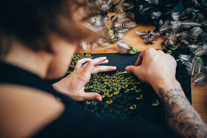 valerie tanfin plumassiere le plumarium leguevin