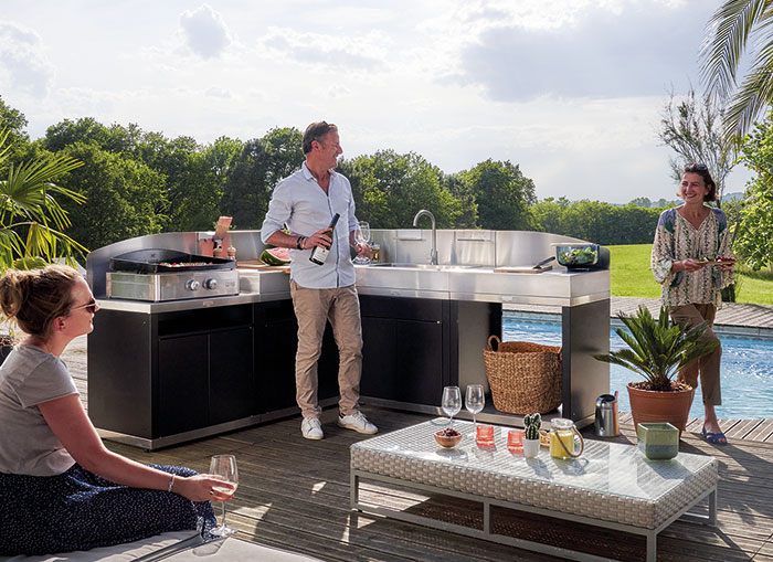 barbecue plancha cuisine exterieur