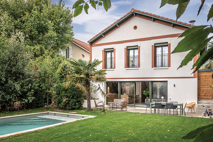 maison renovee cote pavee toulouse tramond architectes