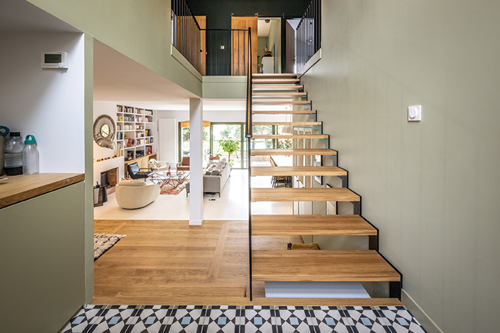 maison renovee cote pavee toulouse tramond architectes