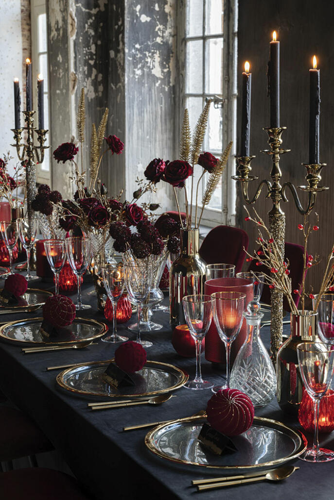 tendance table de noel art de la table decoration pour les fetes