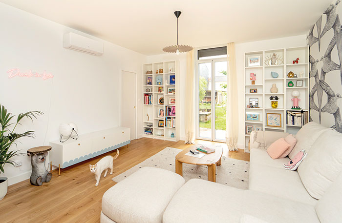 Salon - papier peint Bien Fait